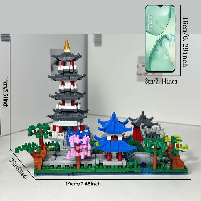 Building Toy Architectural Model Toy Set Model 0251 1151Pcs