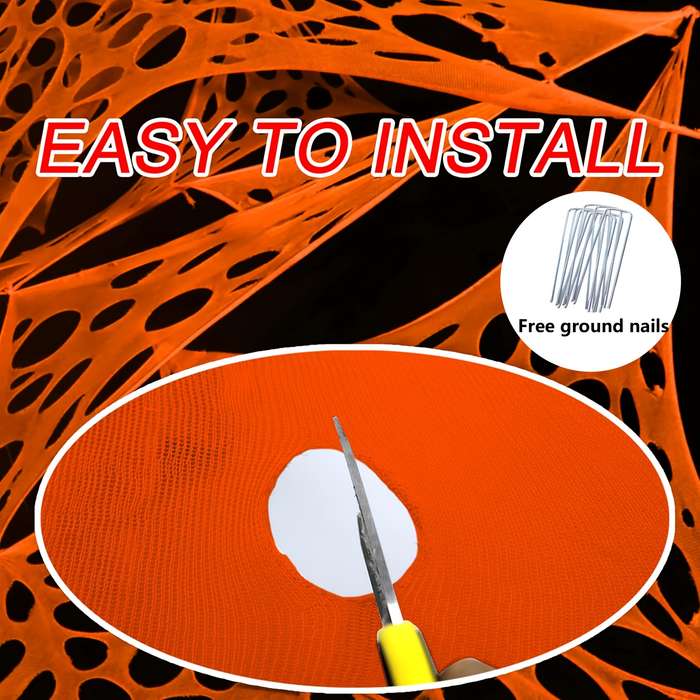 Halloween Decorations Items Size M Pink Mesh