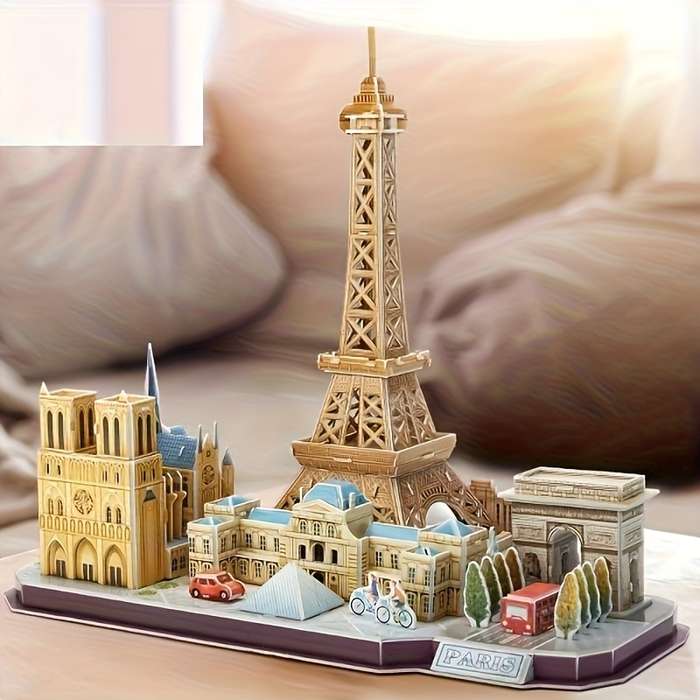Building Toy Architectural Model Toy Set   Items City Paris
