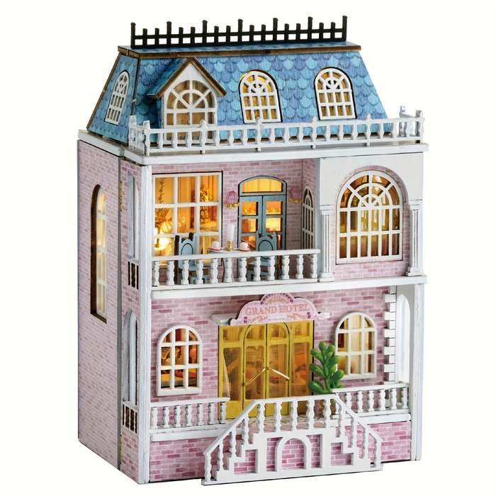 Building Toy Architectural Model Toy Set Color D 018 Romantic Castle