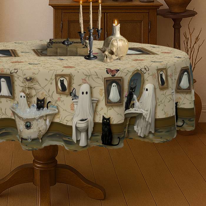 Halloween tablecloth decoration size Rectangle 6086in 152220cm