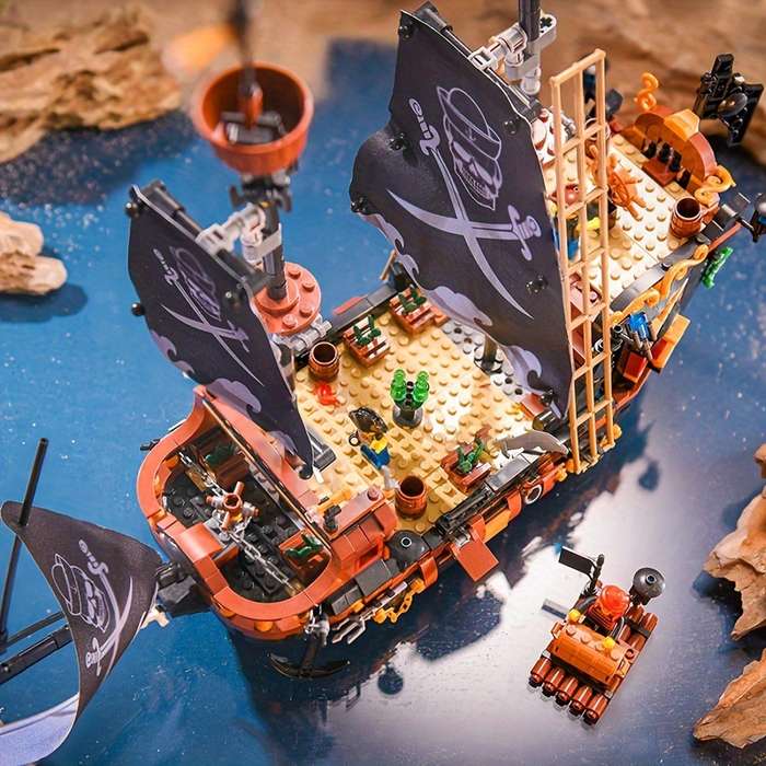 3D Jigsaw Puzzle Model Ship Color Corsair 1328Pcs