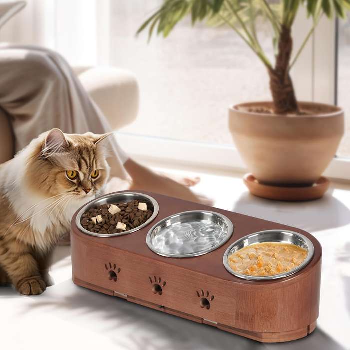 Pet Supplies Style Elevated Cat Food Bowl