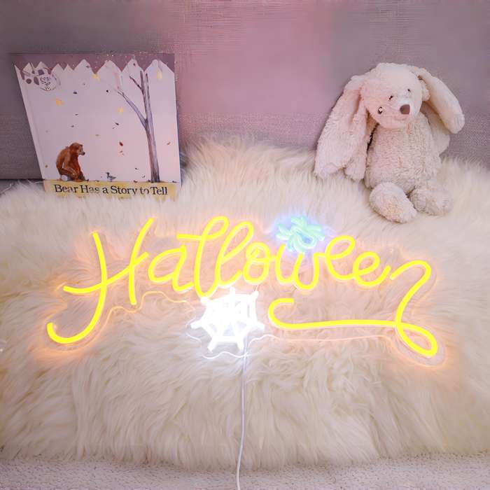 Halloween Decorations Style Neon Lights