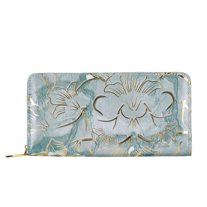 1pc Fashion Trend Women'S National Style Color Printing Coin Wallet 2025 Large Capacity Storage Bag