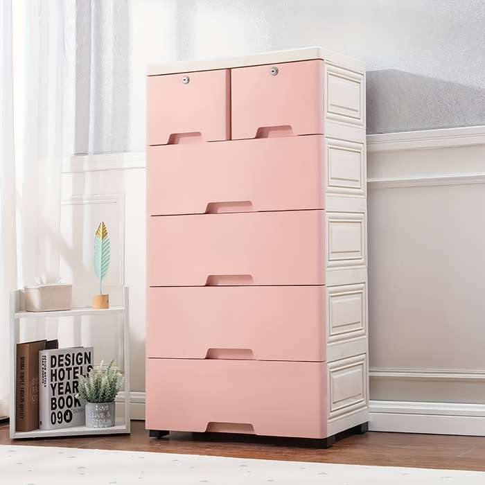 Storage And Organizationcolor 50Cm Pink 7 Layers