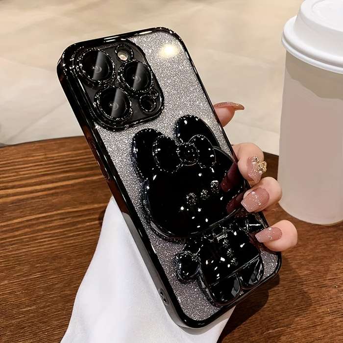 1Pc Black For iPhone 15 Plus Phone Case Phone Cover