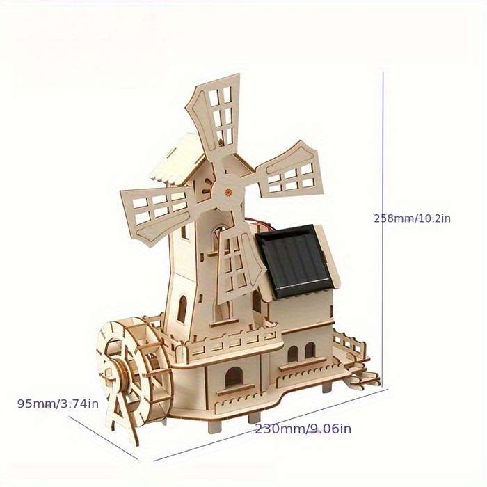 Building Toy Architectural Model Toy Set Color Dutch Windmill
