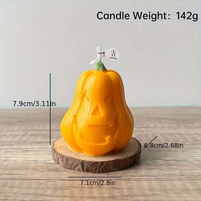 Halloween Decorations Color Green Ti Pumpkin J 0133 Orange No. 4Apple Cinnamon  Fragrance