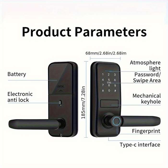 Lock Color Black