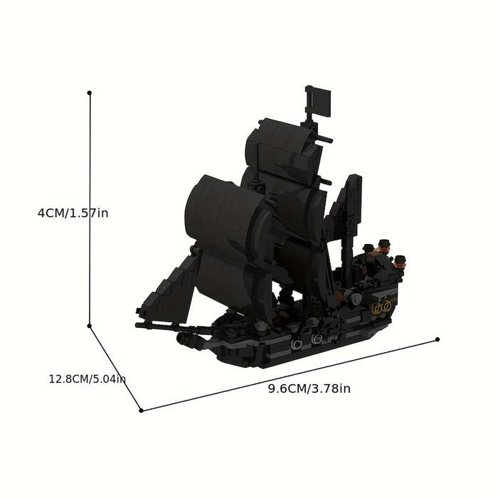 3D Jigsaw Puzzle Model Ship Color Black