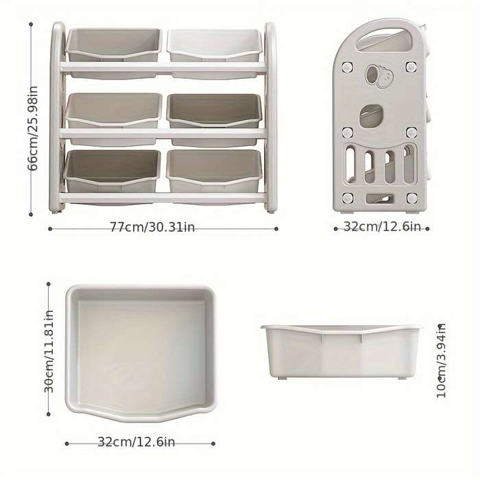 Storage And Organizationcolor Gray And White