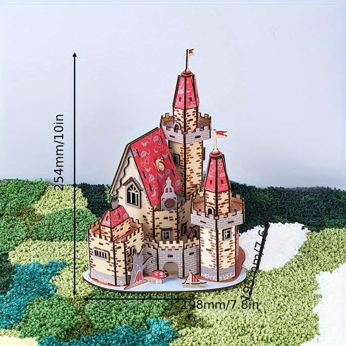 Building Toy Architectural Model Toy Set Model Adventure Castle