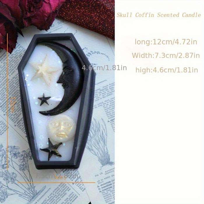Halloween Decorations Color Skull Coffin