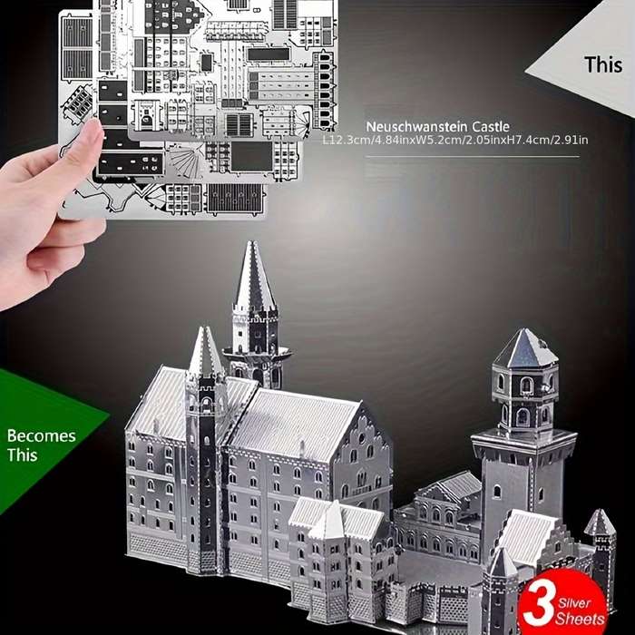 Building Toy Architectural Model Toy Set Items Neuschwanstein