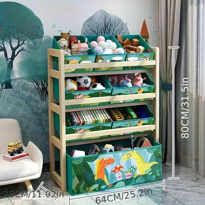Storage And Organizationcolor 3 Layers Dinosaur