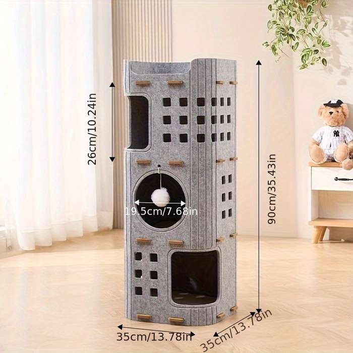 Pet supplies color Green Model Multi    hole 3    layer Cat Climbing Frame