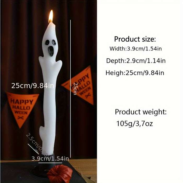 Halloween Decorations Color 2 White Ghost Sticks