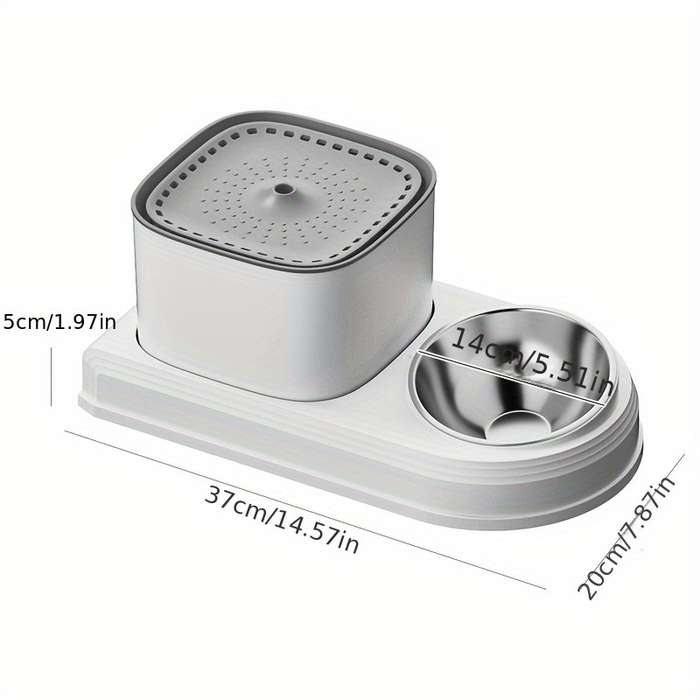 Pet Supplies Color White Border Capacity 3L