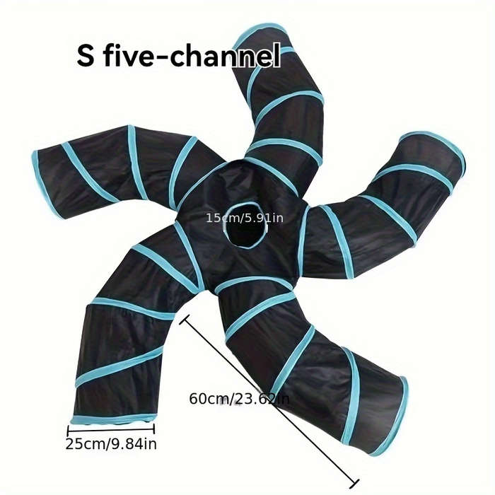 Pet Supplies Model Colorful Four  Way Tunnel