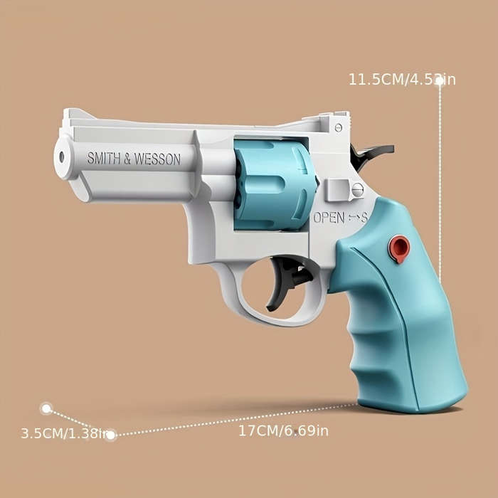 Toy Guns Color Turquoise Revolver Water Gun
