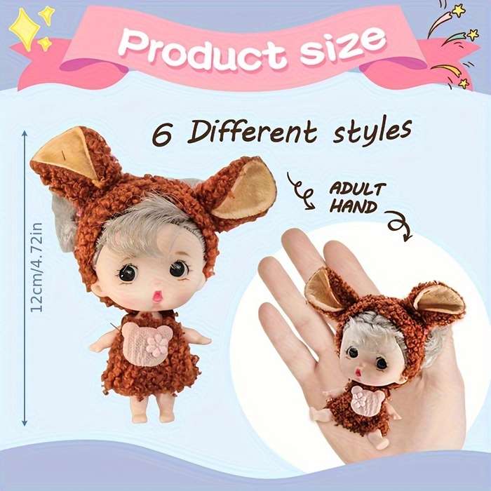 Toy Dolls Quantity 6 dolls  gift box