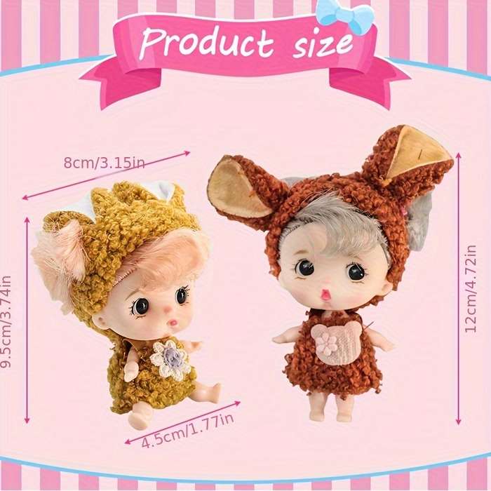Toy Dolls Quantity 6 dolls  gift box