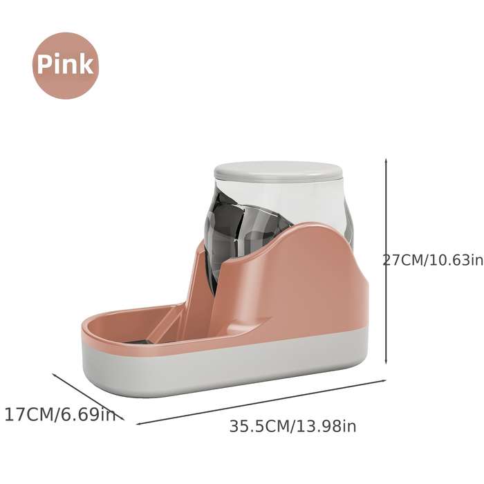 Pet supplies color Pink drinking water