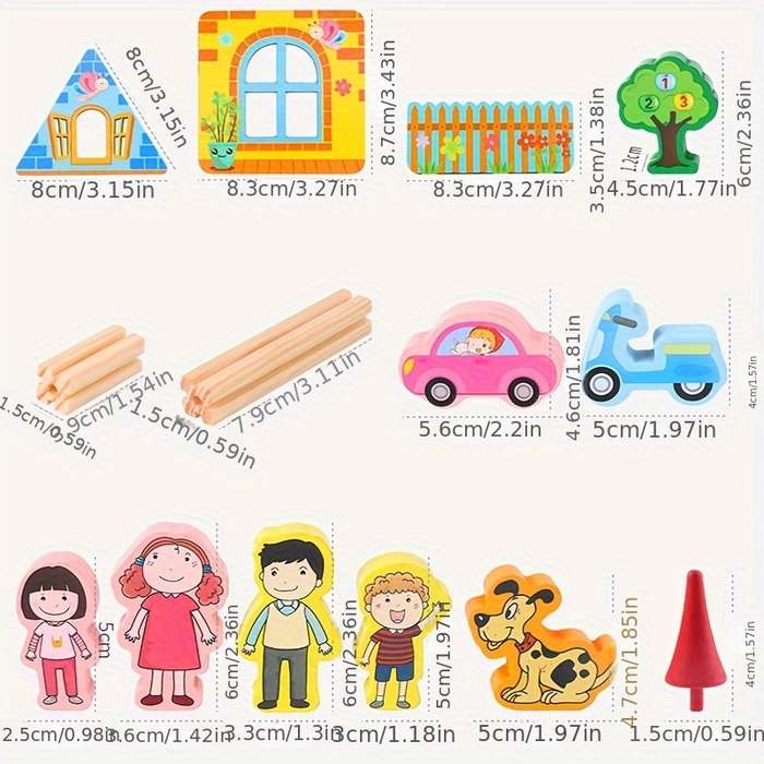 Building Toy Architectural Model Toy Set Quantity 128Pcs