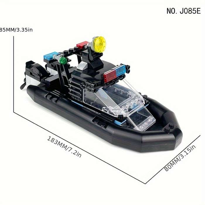 3D Jigsaw Puzzle Model Ship Color J085D Patrol Boat 78Pcs