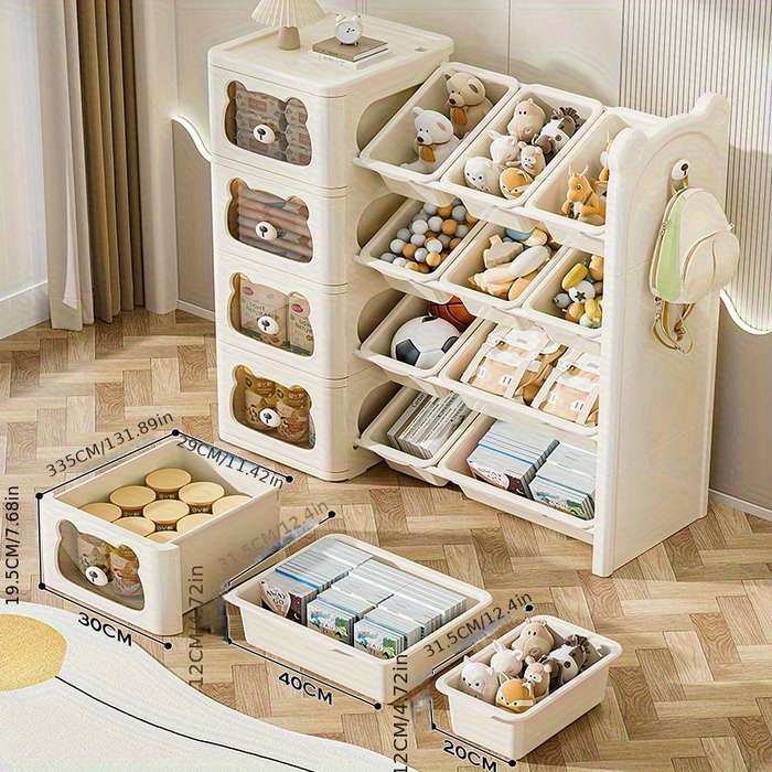 Storage And Organizationsize G0336S Quantity Bear Storage Cabinet Four Layers