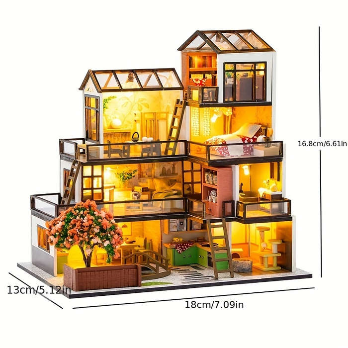 Building Toy Architectural Model Toy Set Items Dream Town Add  Tools