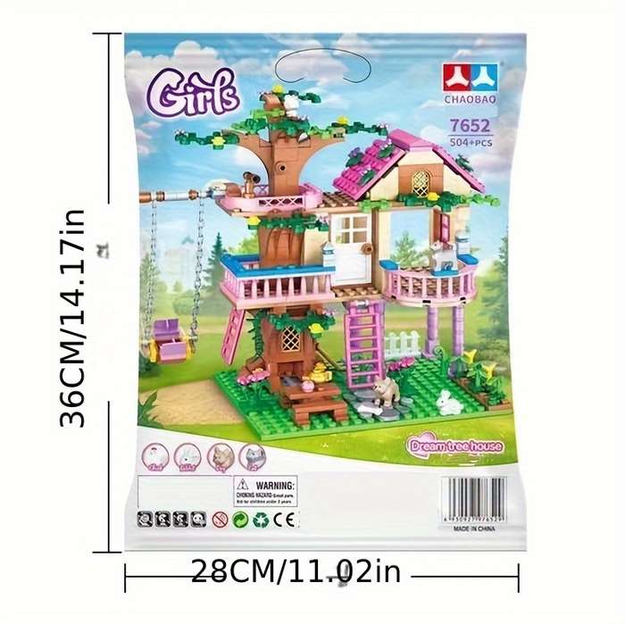 Building Toy Architectural Model Toy Set Model 7652 Tree House