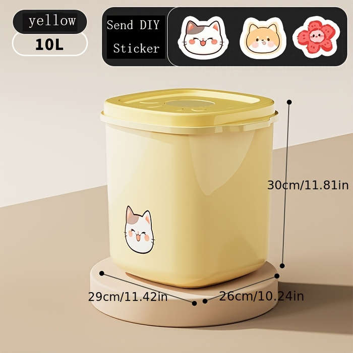 Pet Supplies Color Yellow Capacity 10L