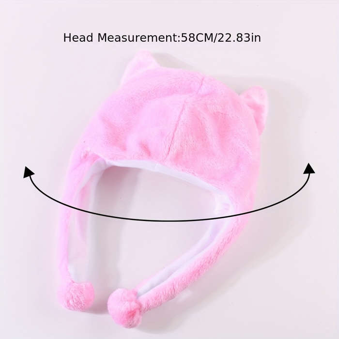 Winter Hat Color Pink Size 58Cm  1.90Ft