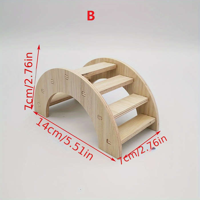 Pet supplies Model Wooden Bridge    B Quantity 1pc