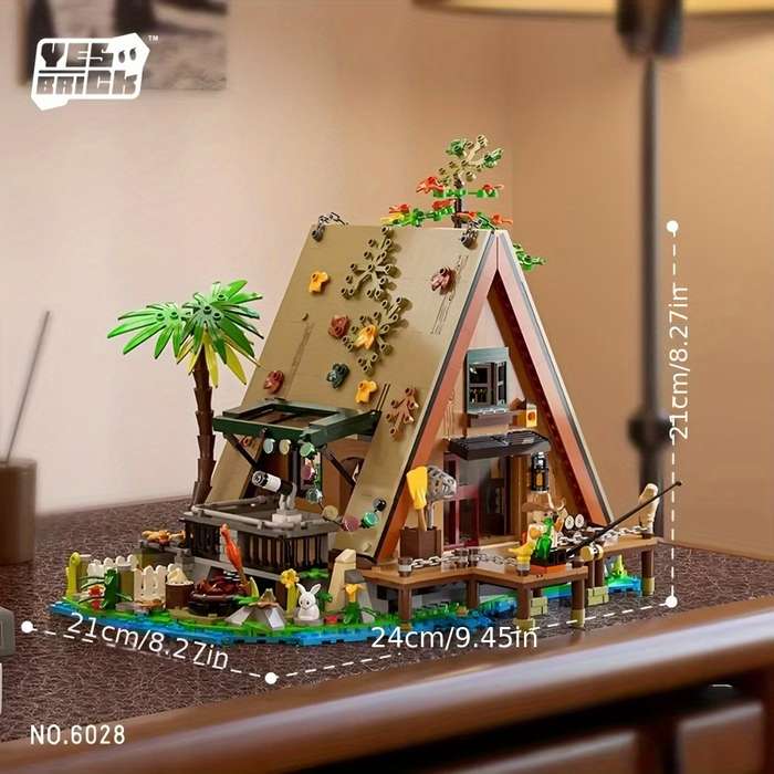 Building Toy Architectural Model Toy Set Style Without Box