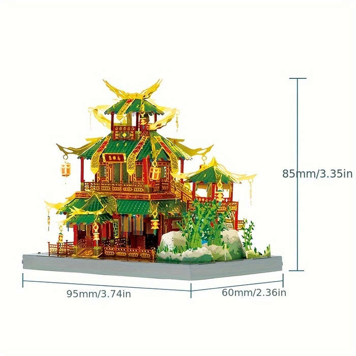 Building Toy Architectural Model Toy Set Items Wanniantai