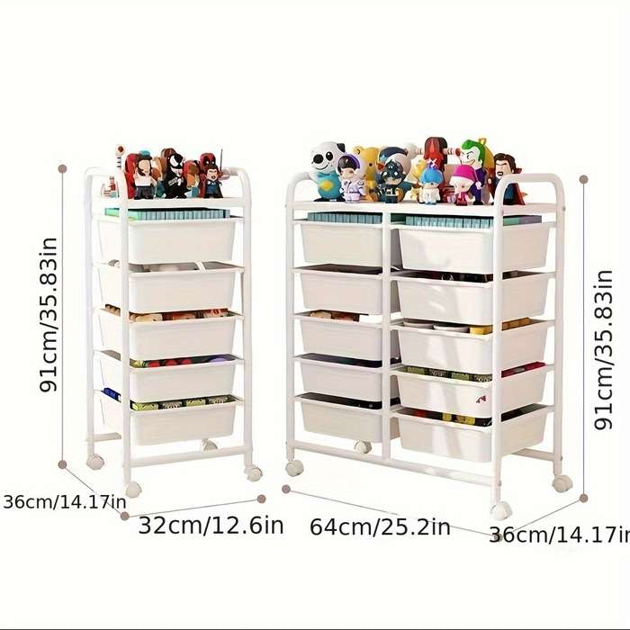 Storage And Organizationcapacity Double Row 5 Floors