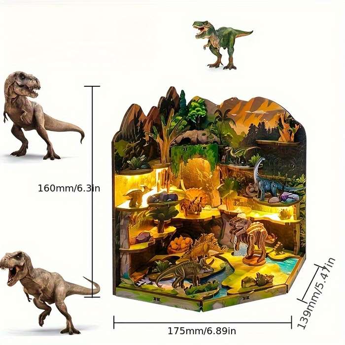Building Toy Architectural Model Toy Set Style Forest Dragon Secret Realm