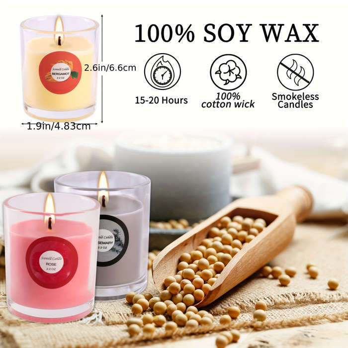 Halloween Decorations Quantity 20Pcs Colorful Glass Cup Candle