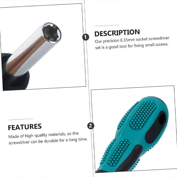 Screwdriver Bit Tool Set Quantity 6 Piece Set