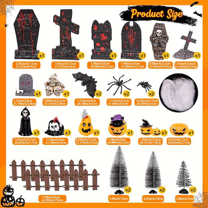 Halloween Decorations Quantity 29Pcs Set
