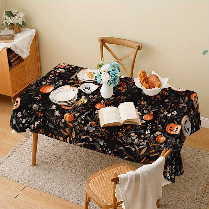 Halloween tablecloth decoration size 180 x 140CM