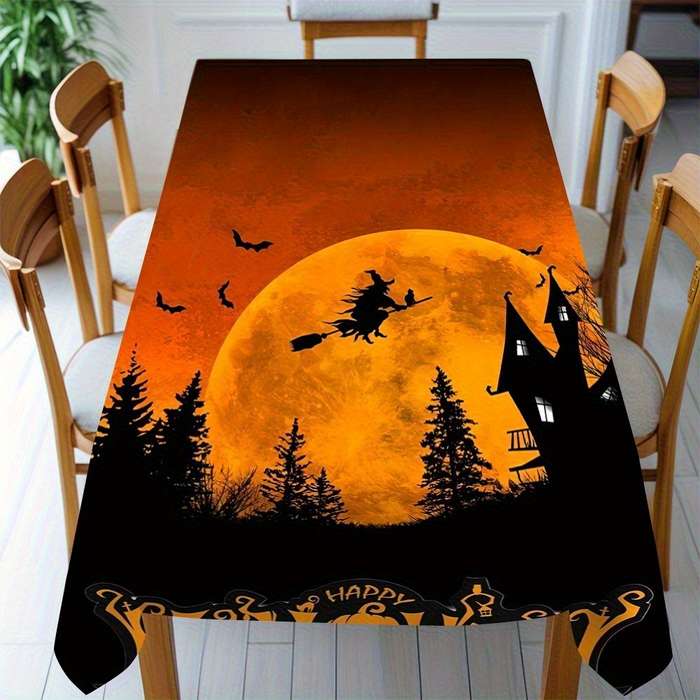 Halloween tablecloth decoration size 152 x 152cm or 60 x 60inch