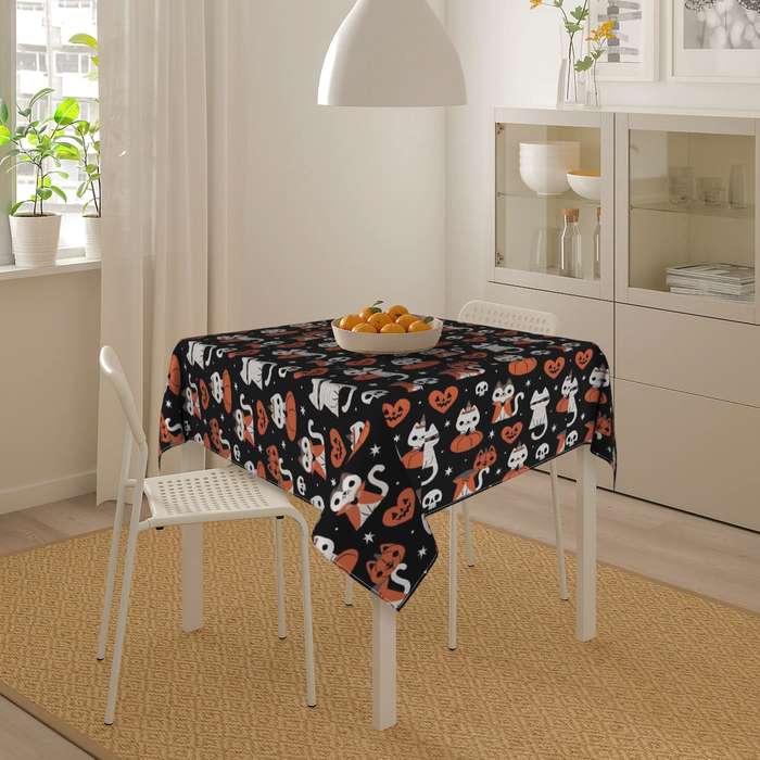 Halloween tablecloth decoration size 152.4cmx152.4cm