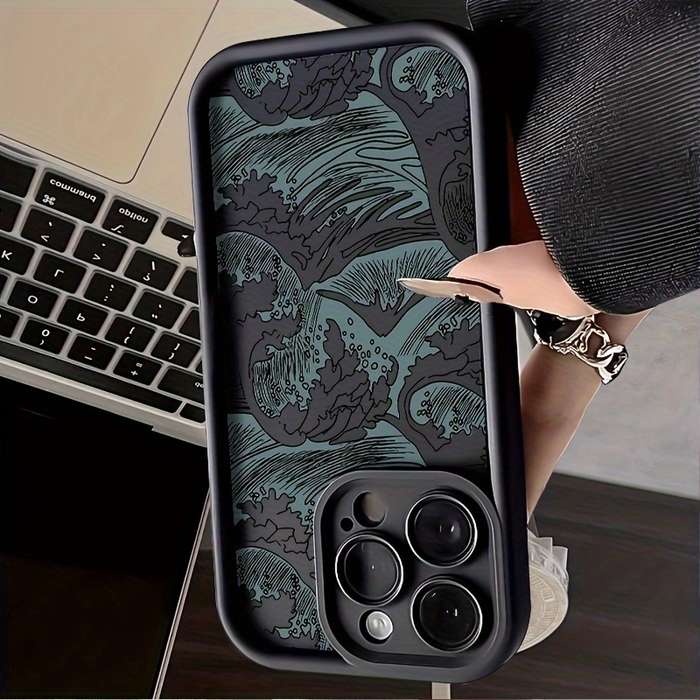 1Pc Black For iPhone 15 Plus Phone Case Phone Cover
