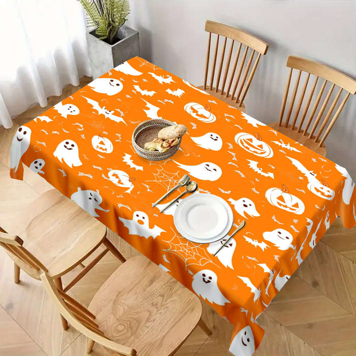 Halloween tablecloth decoration size  180cm x 180cm or round