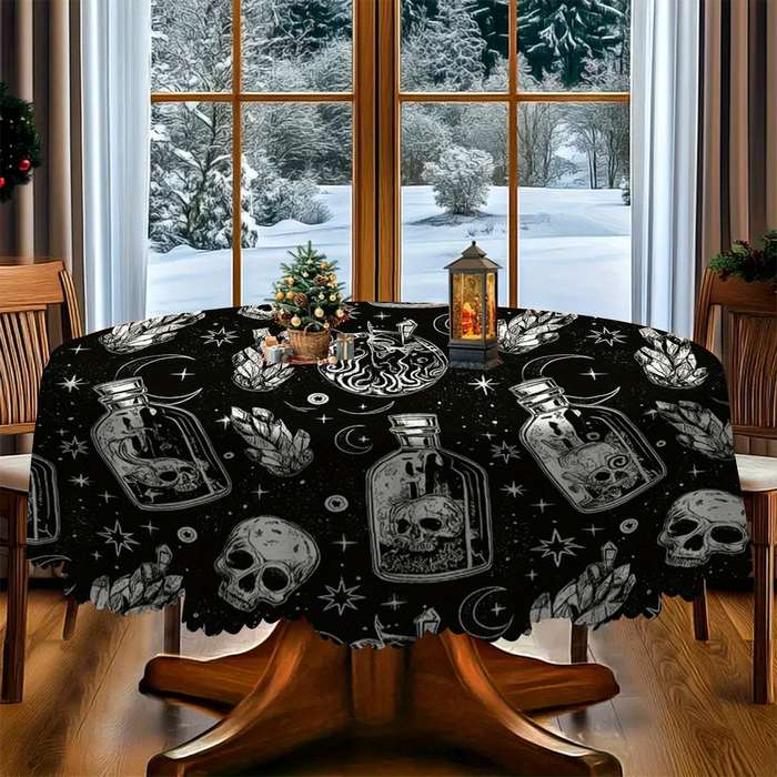 Halloween tablecloth decoration size  152cm x 152cm or round