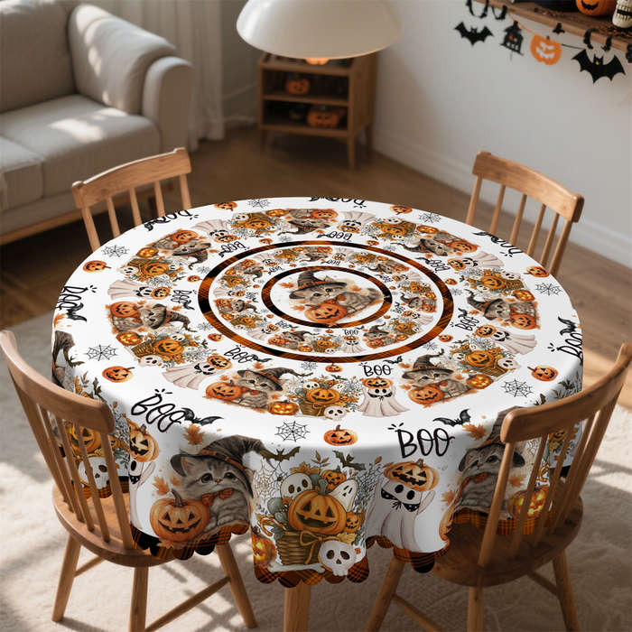 Halloween tablecloth decoration size Rectangle 60x86inch or 152x220cm